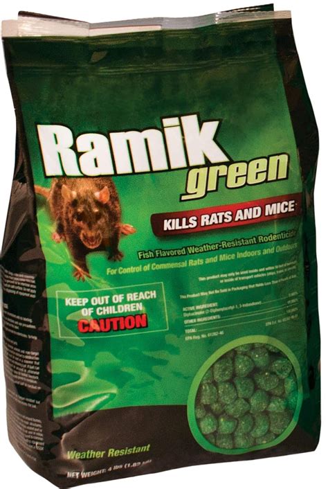 4 Pound : NEOGEN RODENTICIDE Ramik Mouse and Rat Nuggets Pouch, 4-Pound ...
