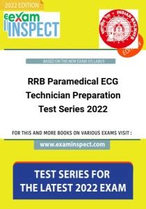 RRB Paramedical ECG Technician Preparation Test Series 2022: Buy RRB ...