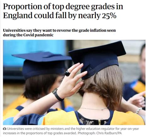 英国一等学位含金量降低，多方出手将遏制“学位膨胀” - 知乎