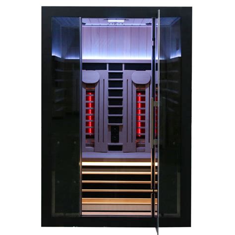 Sun Home Eclipse™ 2-Person Red Light & Infrared Sauna - Sun Home Saunas