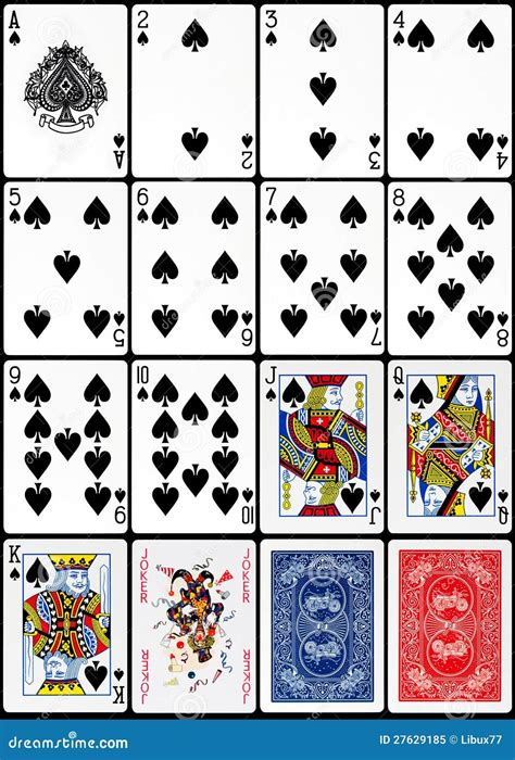 Ace Of Spades Playing Card Stock Image | CartoonDealer.com #65132401