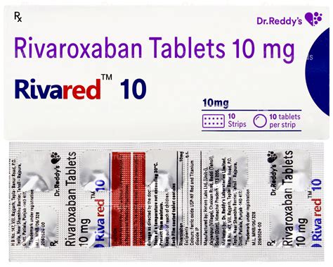 Rivared 10 Tablet 10 - Uses, Side Effects, Dosage, Price | Truemeds