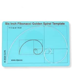 CLPA Fibonacci Spiral Stencil Template for Drawing and Drafting: A ...