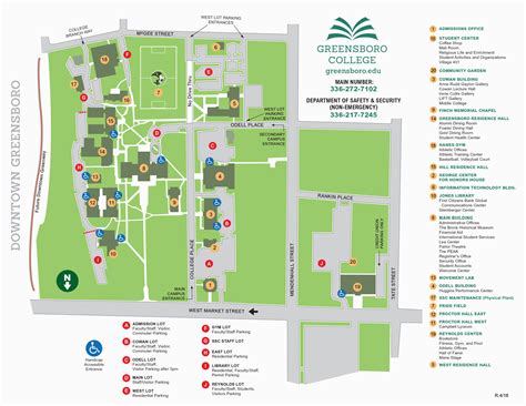 Unc Campus Map