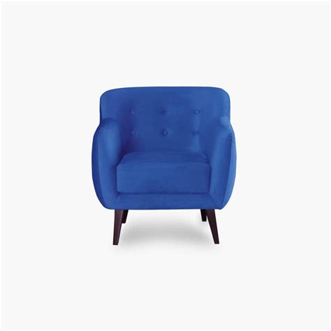 Buy Riki Fabric 1-Seater Sofa - Blue from Home Centre at just INR 28995.0