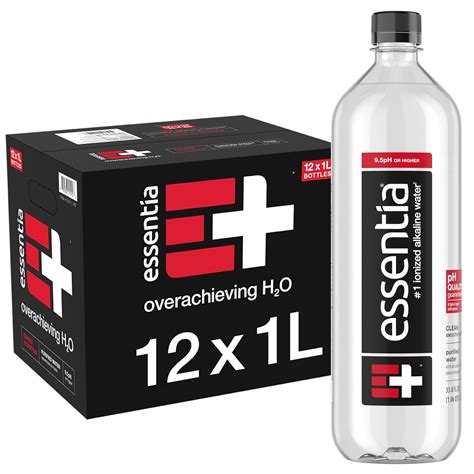Essentia Water Bottled, Ionized Alkaline Water:99.9% Pure, Infused With ...