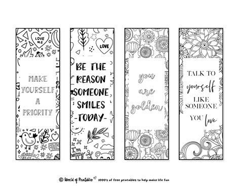 Fun Free Printable Bookmarks Templates You'll Love! - Printables for ...