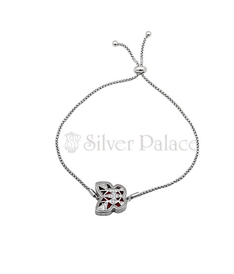 92.5 Sterling Silver Puya Collection Butterfly Bracelet For Girls ...