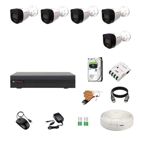 8ch Dvr 2 4mp Guard 5 Bullet Cameras With 24 | Desertcart INDIA