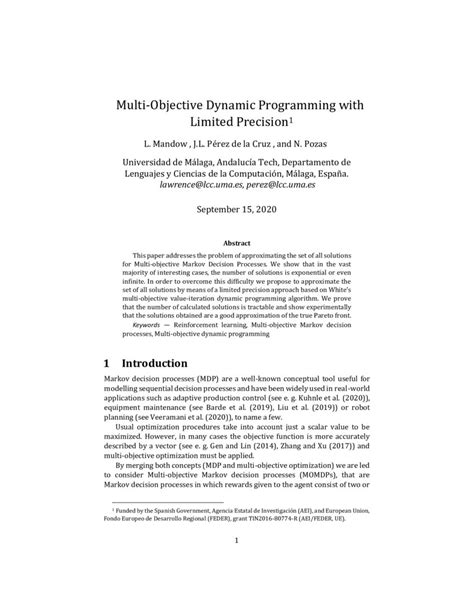 Objective Function Dynamic Programming 的图像结果