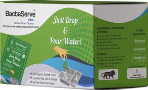 BactaServe Kitchen Drain Cleaner - Sachet (Bioculture for Drain Cleaner ...