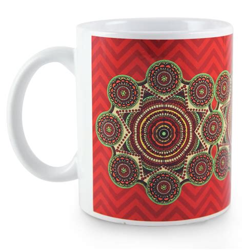 Buy Kolorobia Bold Madhubani Mug, 8cm, Multicolour Online at Low Prices ...