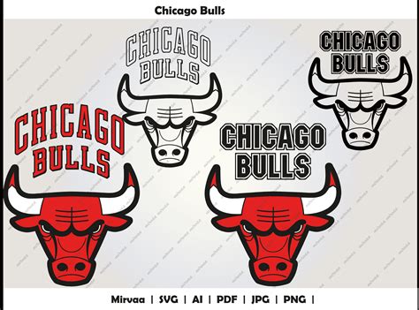 Chicago Bulls Logo Svg, Chicago Bulls Clipart - BestDesignBundle