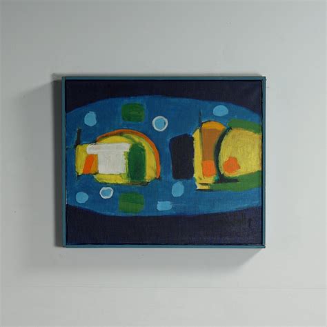 Abstract Painting by Fred van de Walle, 1969 | #252124