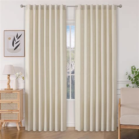 Amazon.com: Joydeco 96 Inch Curtains Light Filtering Curtains 96 Inches ...