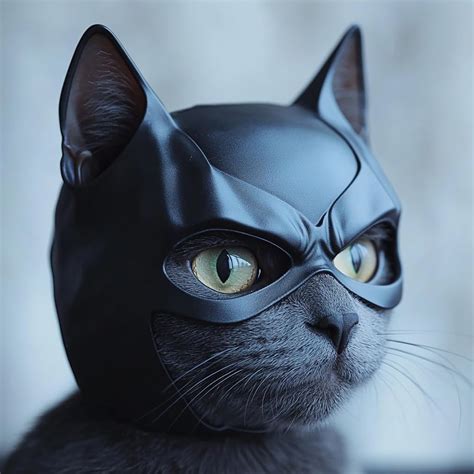3D Vikings Batcat Mask - Funny Black Bat Mask for Cats Pet Costume for ...
