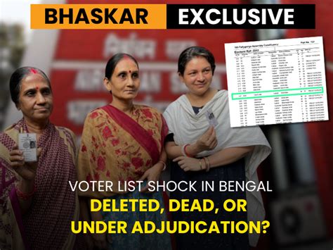 Bengal SIR Row: Deletion, Dead Tags And Adjudication Allegations Rock ...