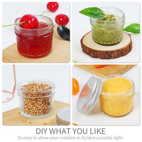 Snapklik.com : VERONES Mason Jars Canning Jars, 4 OZ Jelly Jars