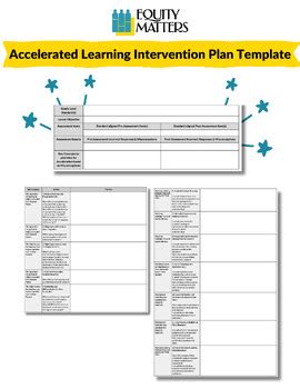Image result for Accelerated Learning Plan Template