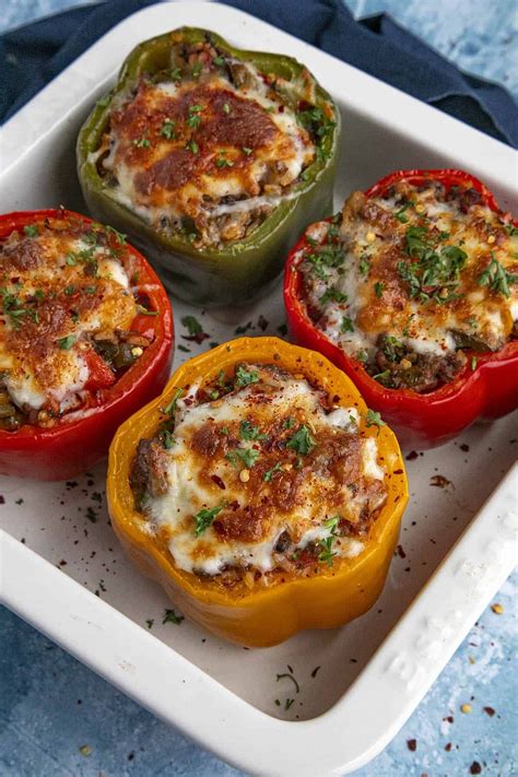 Feta stuffed peppers – Artofit