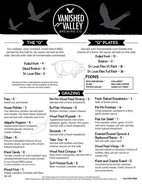 Kitchen - Vanished Valley Brewing Co.
