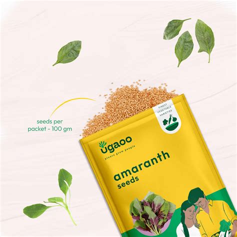 Buy Amaranth Seeds (Chawli Bhaji) Online | Ugaoo