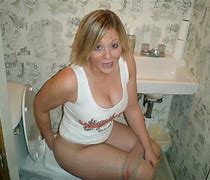 nude ex wives amateur on toilet