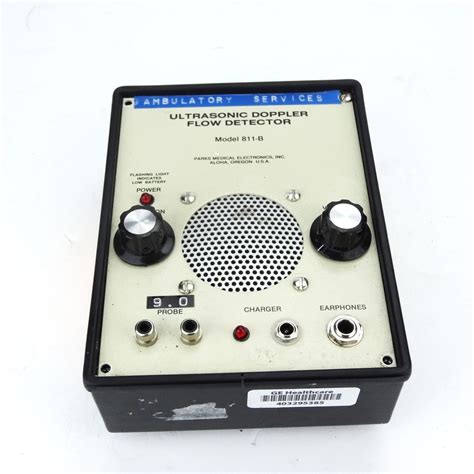 Parks Medical Electronics Ultrasonic Doppler Flow Detector 811-B 9.0 ...