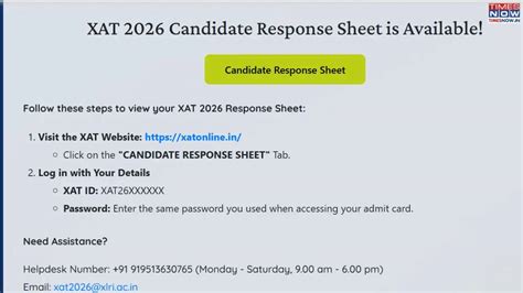 XAT 2026 Response Sheet Out at xatonline.in; Answer Key Soon | Times Now
