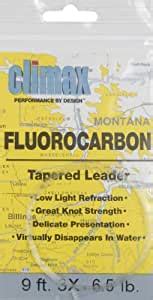 Buy Cortland Climax Tapered Fluorocarbon Leaders, Size 3X Online at Low ...