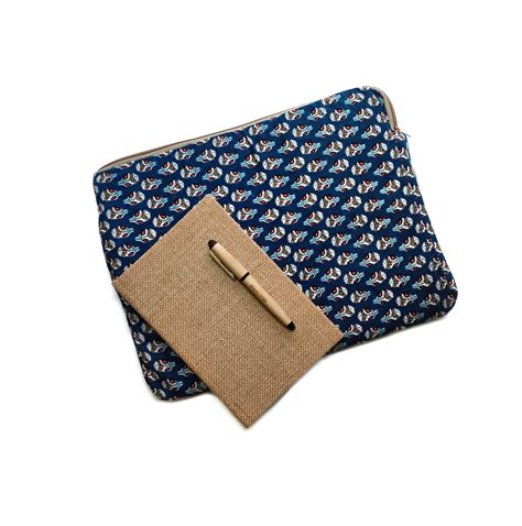 Laptop Sleeve & Jute Notebook Gift Set | Iraaloom