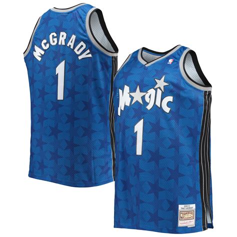 Men's Mitchell & Ness Tracy McGrady Blue Orlando Magic Big & Tall 2000/ ...