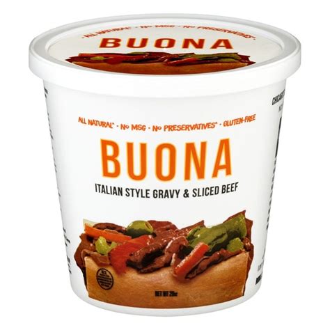 Buona Beef Nutrition Guide