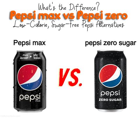 Pepsi Max vs. Pepsi Zero: What's the Difference?