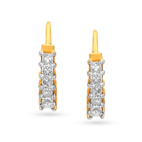 Traditional Fancy Diamond Bali Earrings