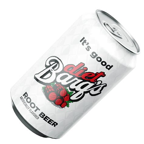 Diet Barq's Root Beer Soda Soft Drink Can 355ml - 3D Model by murtazaboyraz