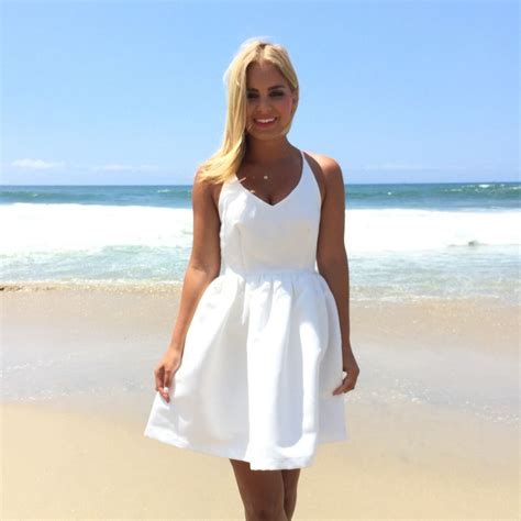 Purely Chic Babydoll Dress In White | White dress, White babydoll dress ...