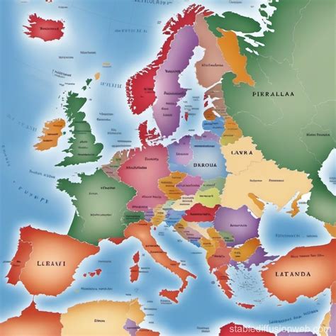 Europe Geographical Map 的图像结果