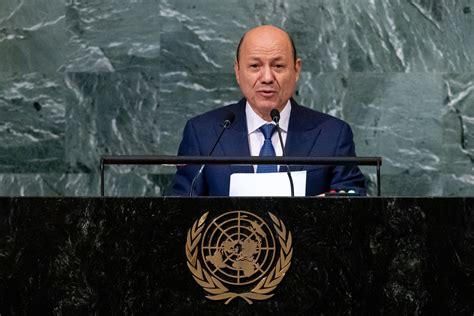 Yemen at U.N.: Iran Fueling a War Leading 20 Million to Famine - president of yemen