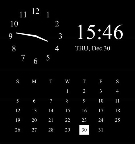 Image result for Clock Widget Customization
