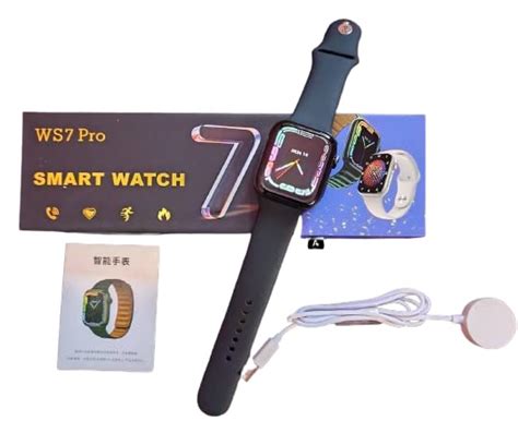 WS7 Pro Smartwatch 1.75 Inch Touch Screen (Black) : Amazon.in: Electronics