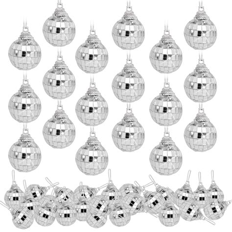 Snapklik.com : Mini Mirror Disco Ball Ornaments: Hanging Disco Ball ...