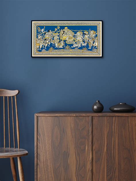 Shiv Parvati painting by Kalyan Joshi | Traditional home decor