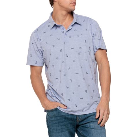 SAXX DropTemp® All-Day Cooling Polo Shirt - UPF 50, Short Sleeve - Save 66%