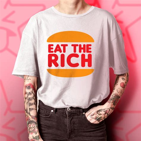 Socialist Shirt Eat the Rich Shirt for Anti Capitalist Shirt Funny Gift ...