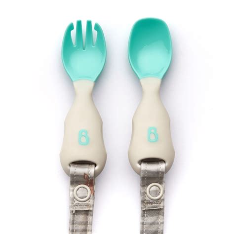Bibado Handi Cutlery- Attachable Weaning Cutlery Set 6M+ – The Moms ...
