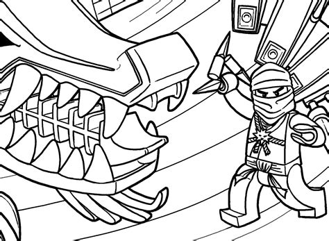Ninjago Dragons Rising Coloring Pages