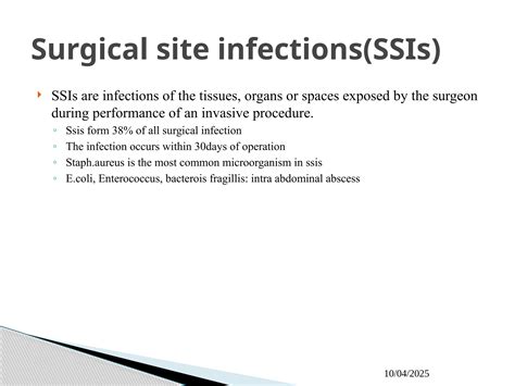 chapter of Surgical site infections.pptx