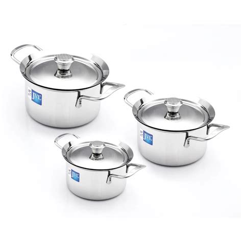 Stainless Steel Handi & Cooking Pots - JVL Classicware