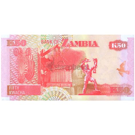 ZAMBIA 50 KWACHA 1992 P-37a UNC – Stampboxx
